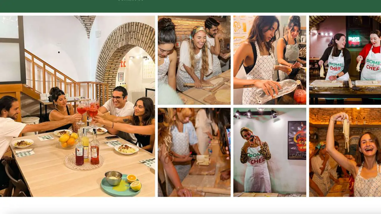 Photos of people attending Sprits and Spaghetti class in Rome - 1280x720
