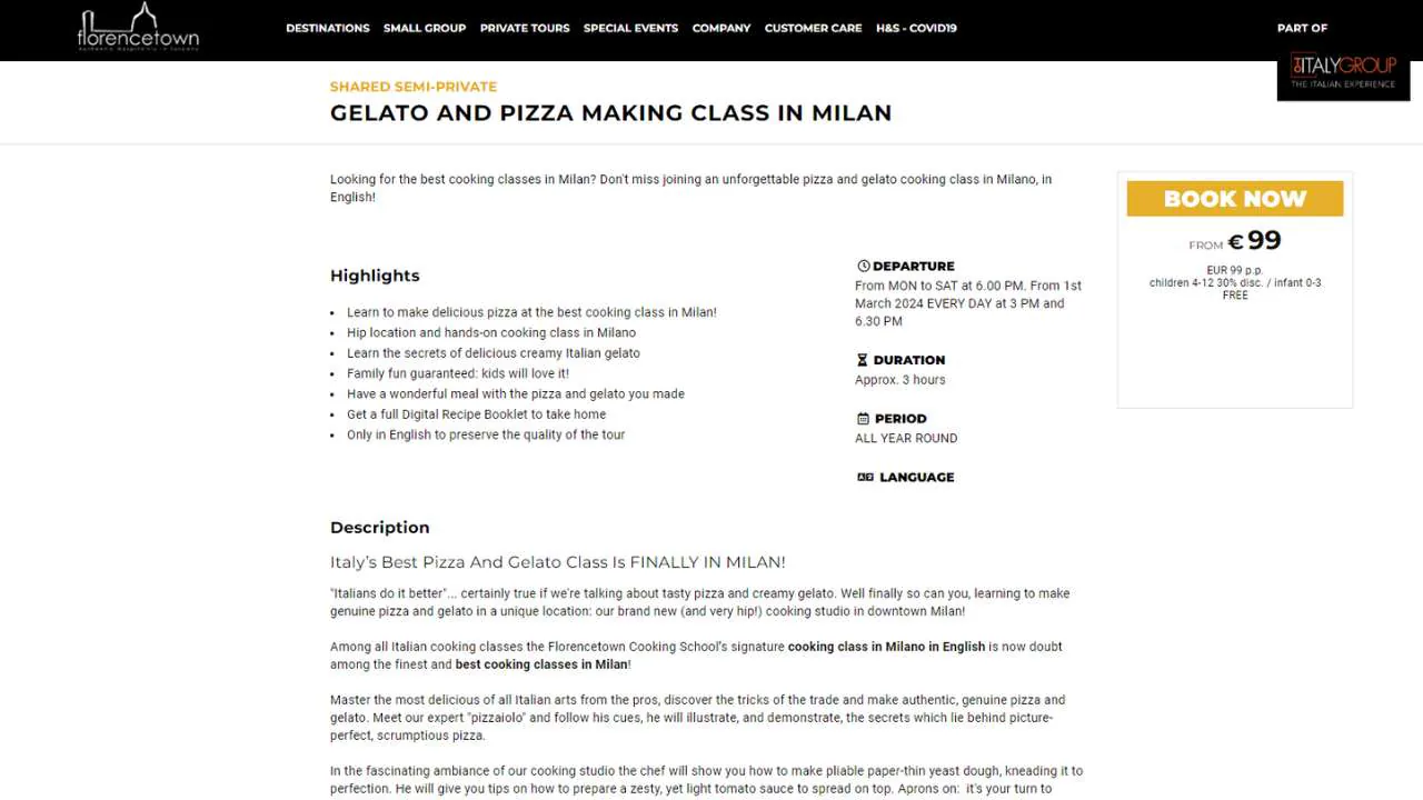 Florencetown Pizza Making Class Milan - 1280x720