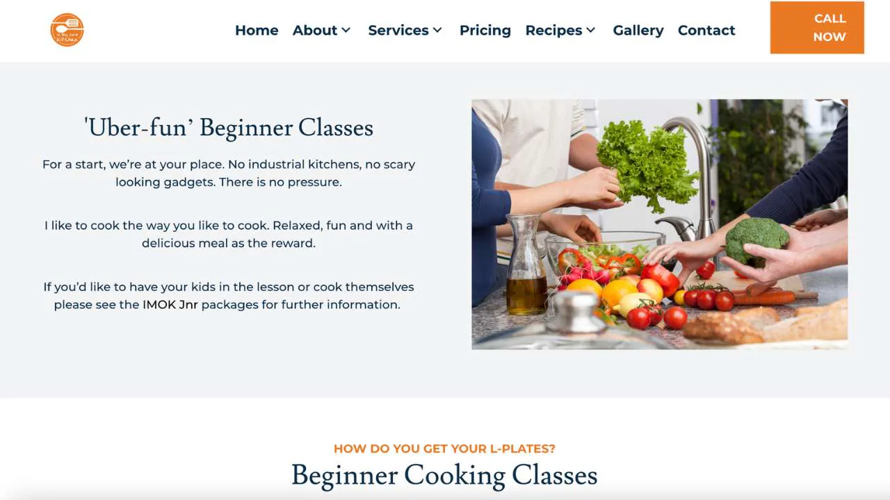 Beginner cooking classes by In my own kitchen - 1280x720