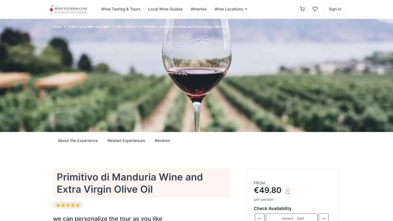 Wine Tourism Wine Tour in Puglia - 1280x720