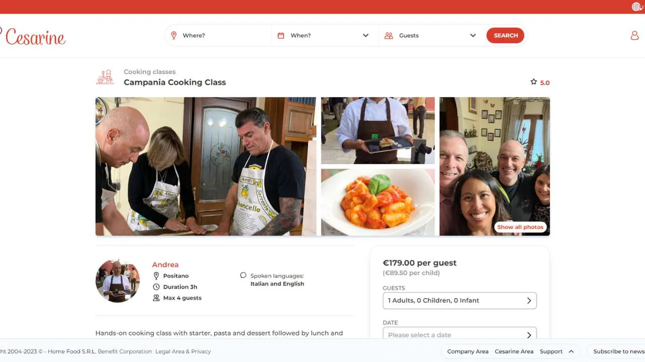 Cesarine Italian Cooking Class in Southern Italy - 1280x720