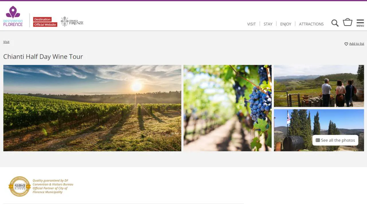 Destination Florence Wine tour in Chianti - 1280x720