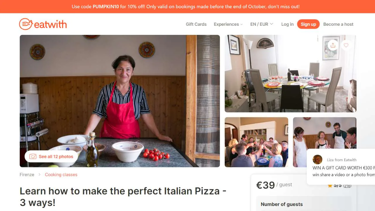 EatWith Pizza Cooking Class Florence - 1280x720