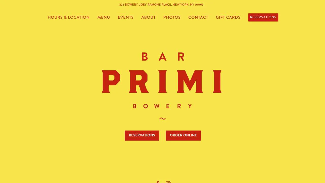 Bar Primi Italian restaurant NYC - 1280x720