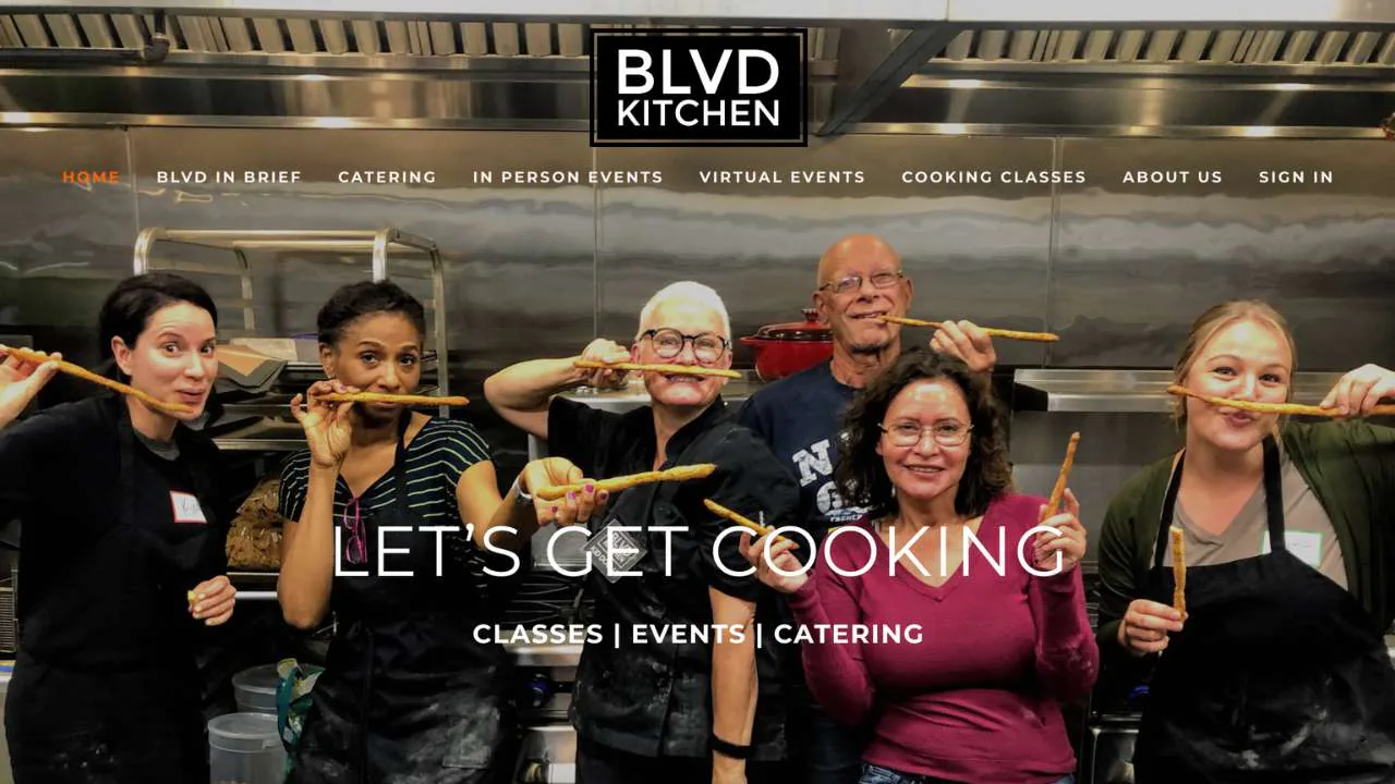 BLVD Kitchen Home Page