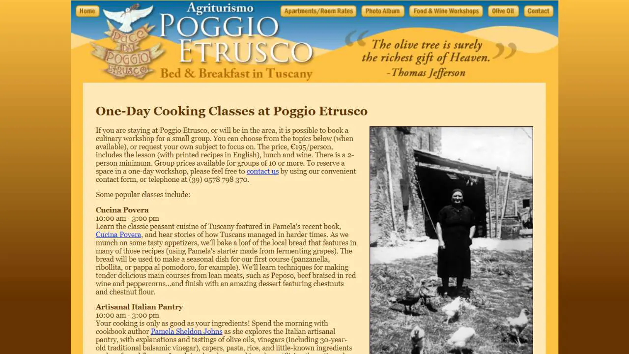 Poggio Etrusco Cooking Classes in Tuscany - 1280x720