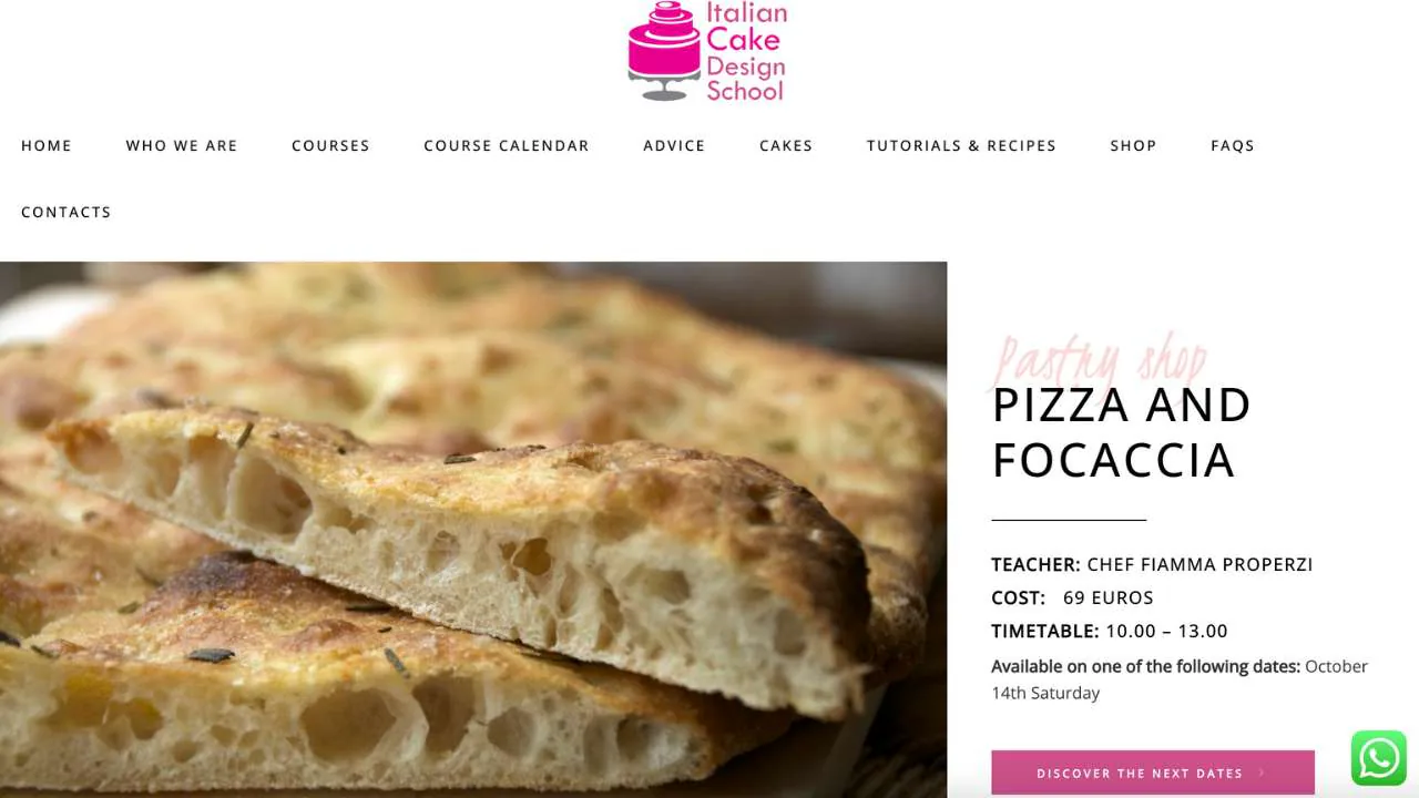 Italian Cake Design School- Pizza and focaccia class - 1280x720