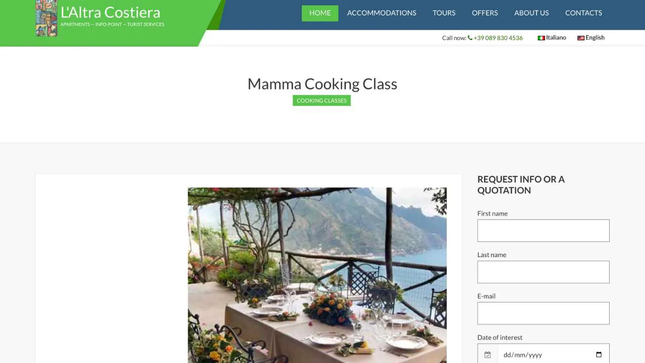 L'altra Costiera - Mamma Cooking Class - 1280x720