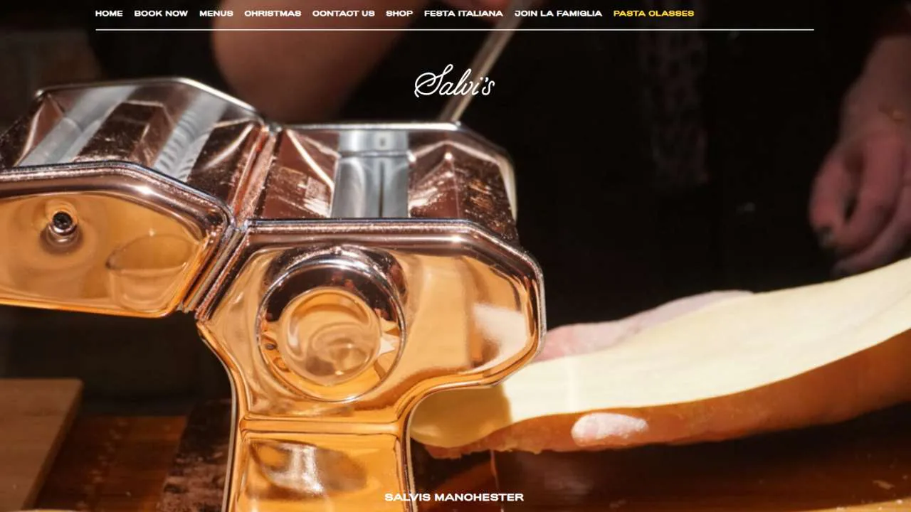 Salvi's Pasta making class in Manchester - 1280x720