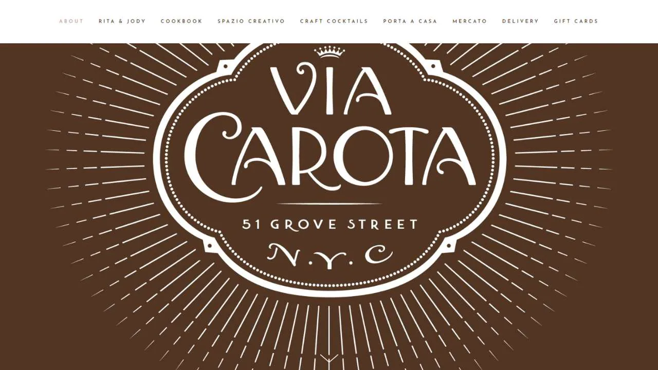 Via Carota Italian restaurant NYC - 1280x720