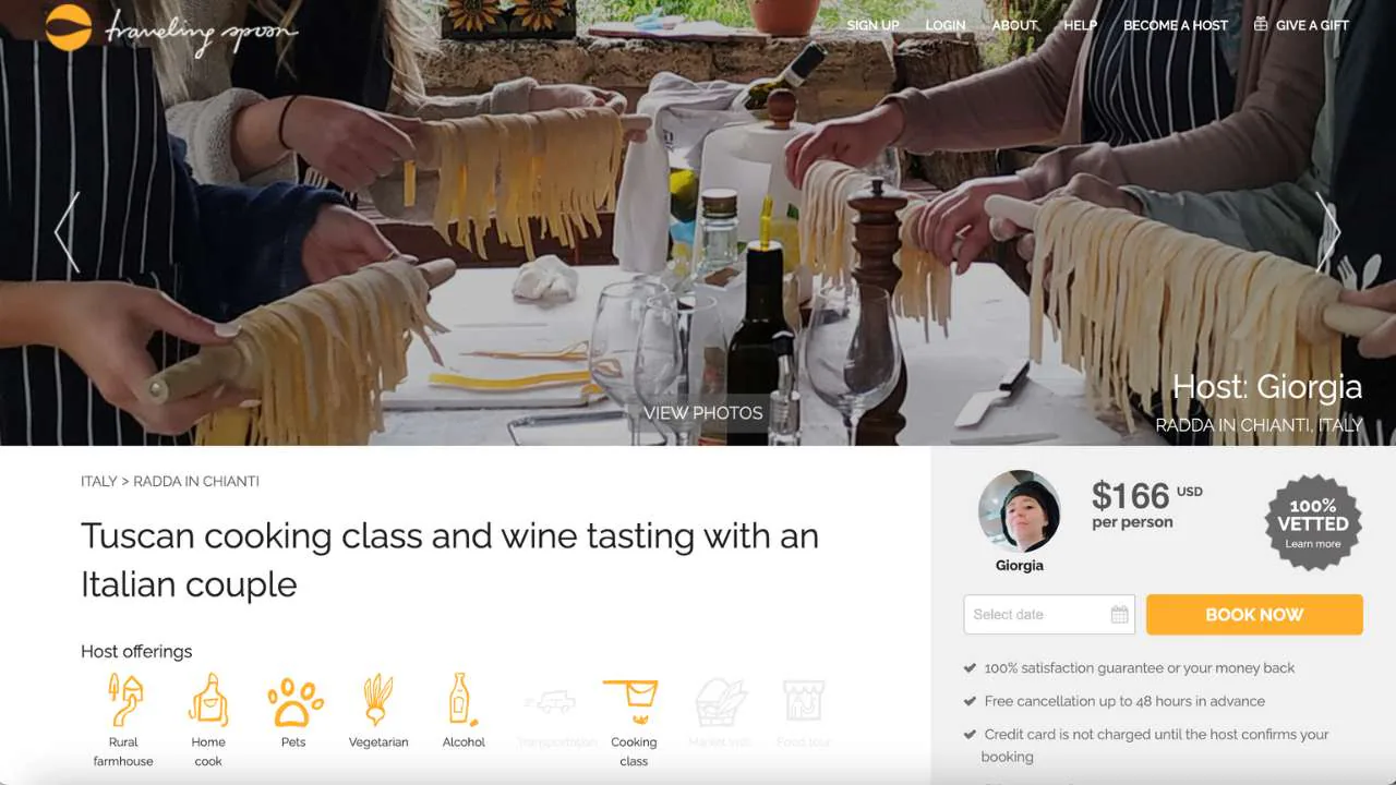 Tuscan cooking class and wine tasting by Traveling Spoon - 1280x720