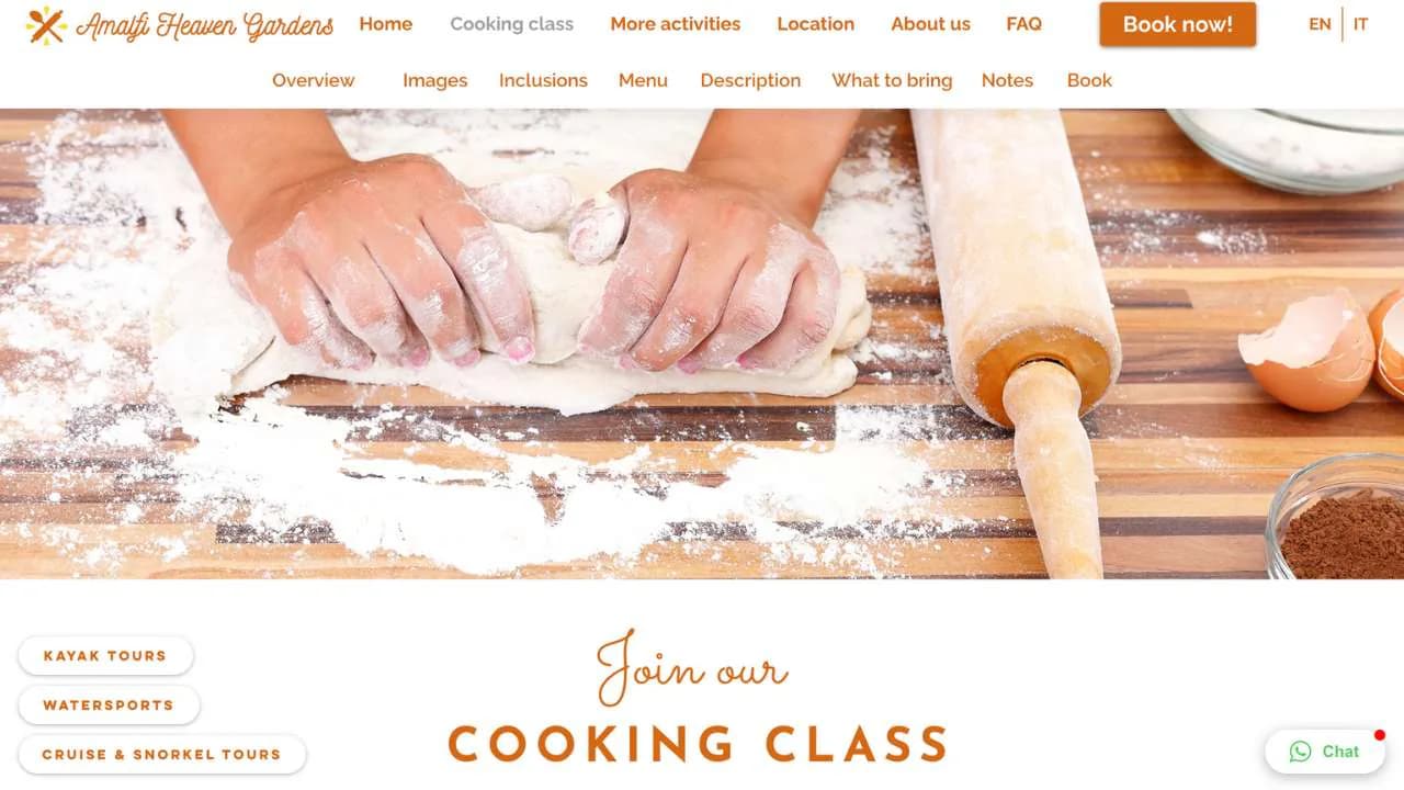 Amalfi Heaven Gardens Cooking Class - 1280x720