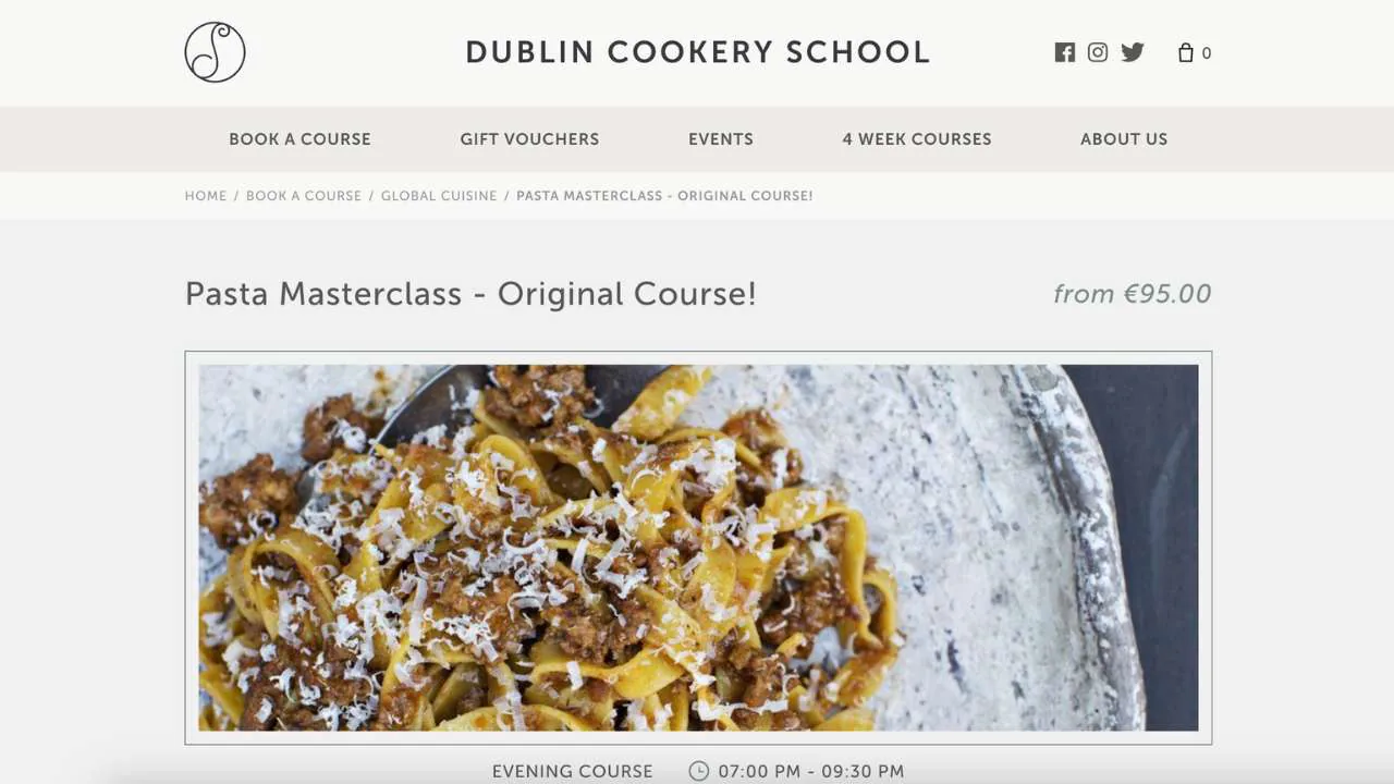Dublin cookery school updated price page - 1280x720