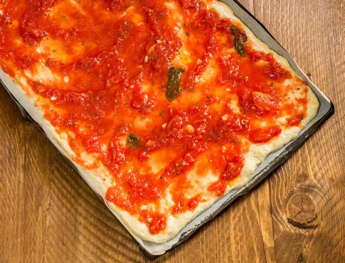 Oven Pan pizza - 799x610