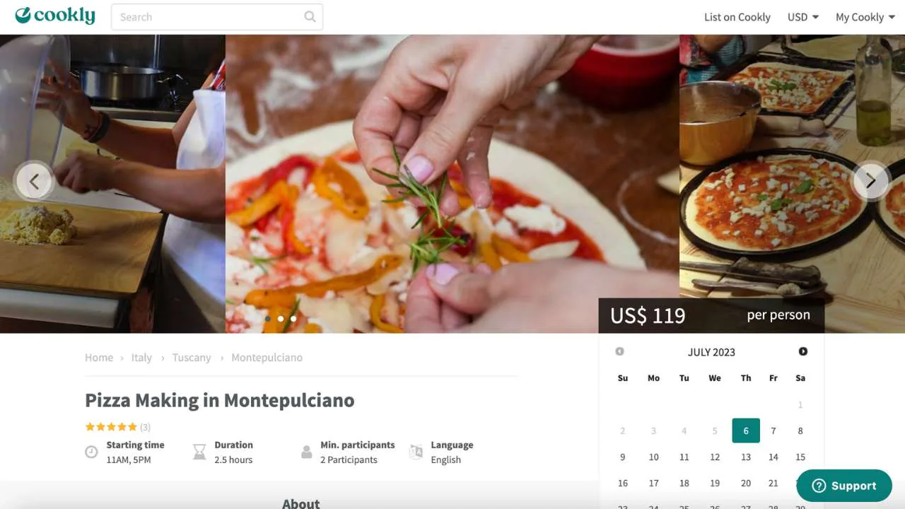 Cookly presents _pizza making in Montepulciano_ - 1280x720