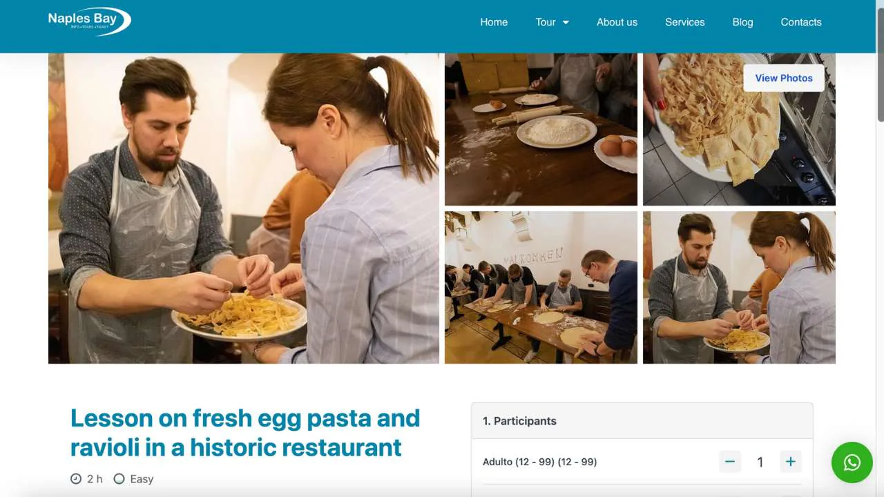 Fresh Egg Pasta class by Naples Bay - 1280x720
