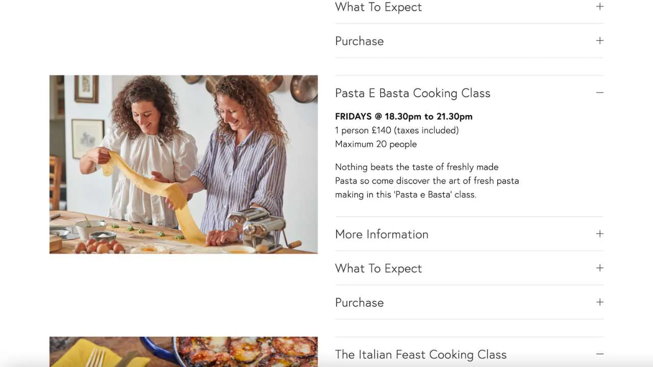 Enrica Rocca pasta e basta cooking class