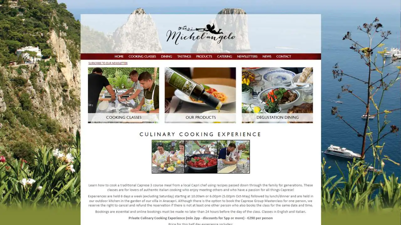 Michel'angelo Italian cooking Classes in Capri - 1280x720