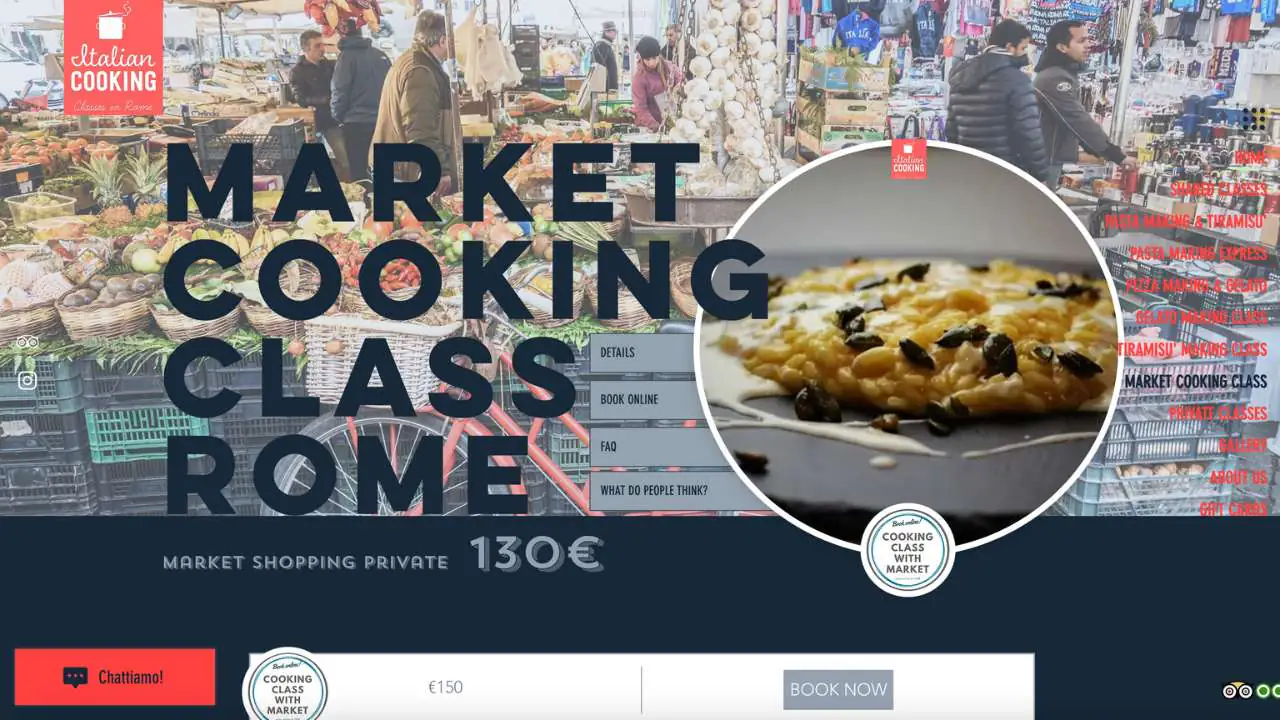 Cooking class in Rome with Market Tour - 1280x720