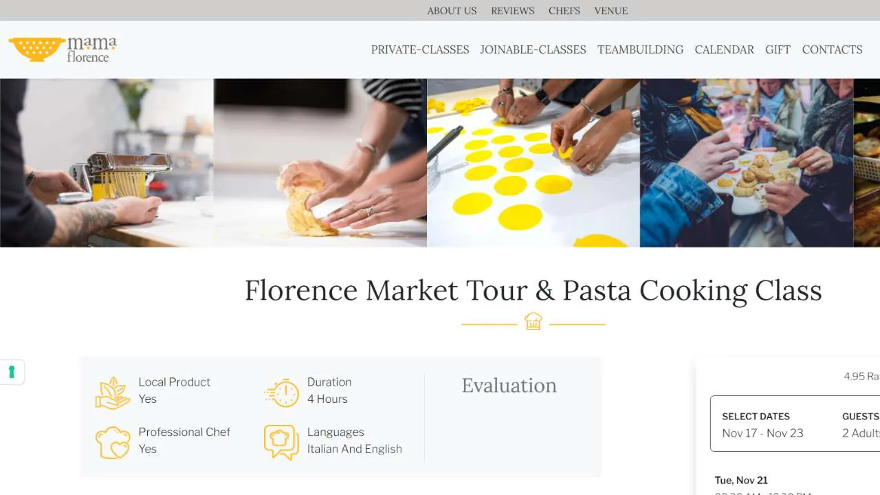 Mama Florence Pasta Cooking Tuscany - 1280x720
