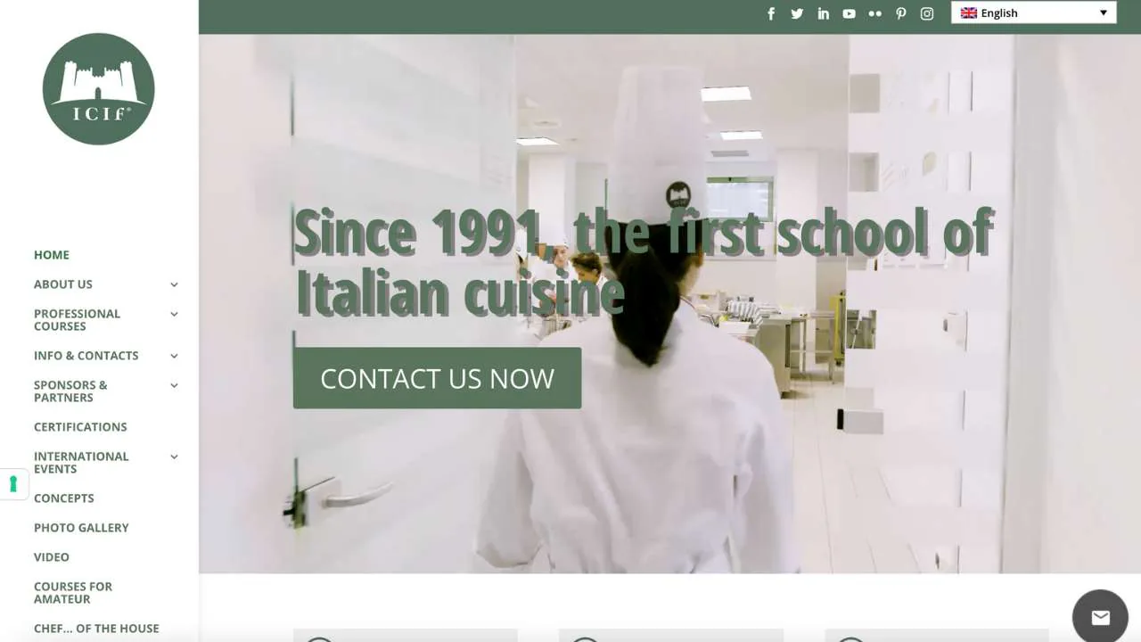 Italian culinary institute for foreigners Home page - 1280x720