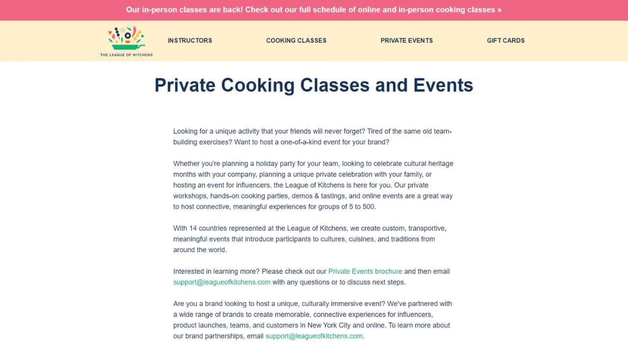 The League of Kitchens Team Building Cooking Class NYC - 1280x720