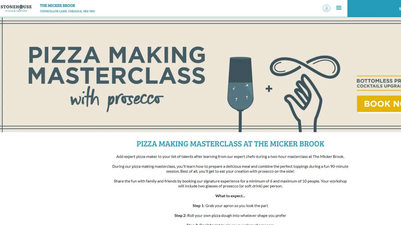 Stonehouse Pizza making class in Manchester - 1280x720