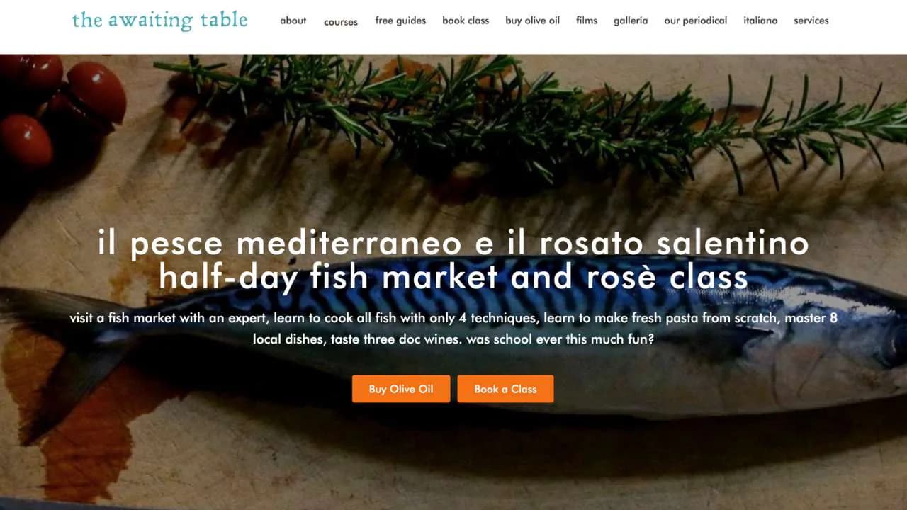 The awating table - Half day fish market and rose class - 1280x720
