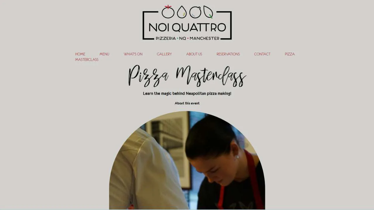 Noi Quattro Pizza making class in Manchester - 1280x720