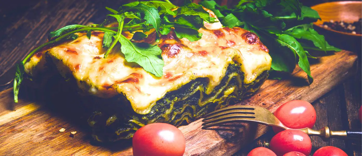 Vegetarian Lasagna Recipe Feature Image - 1390x600