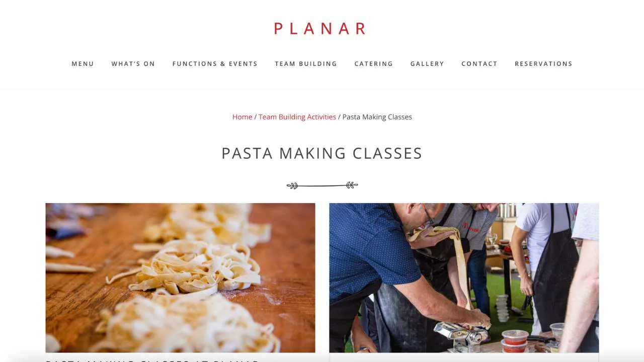 Pasta making class at planar restaurant- 1280x720