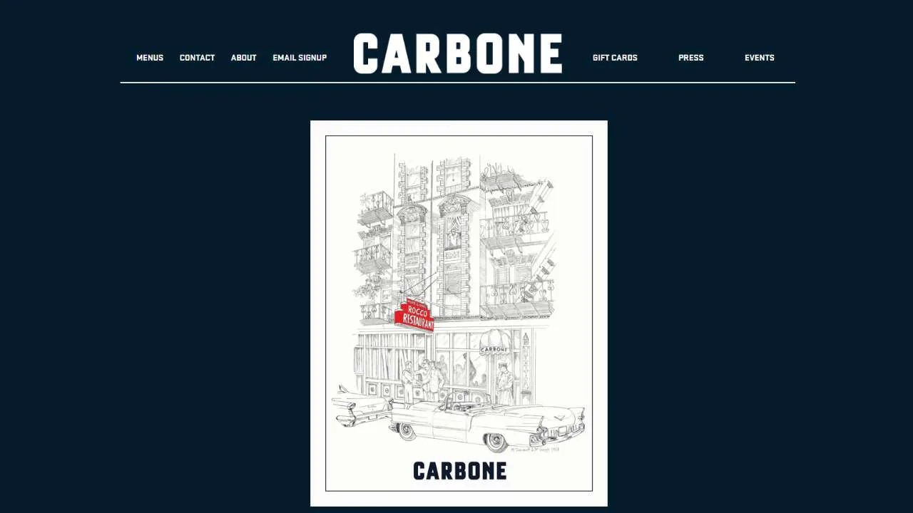 Carbone Italian restaurant NYC - 1280x720