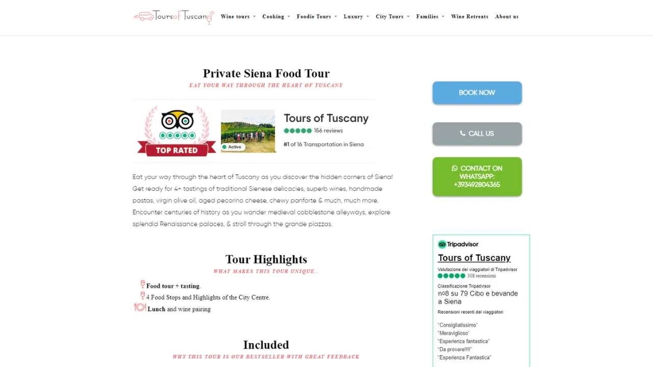 Tours of Tuscany Wine Tours in Siena - 1280x720