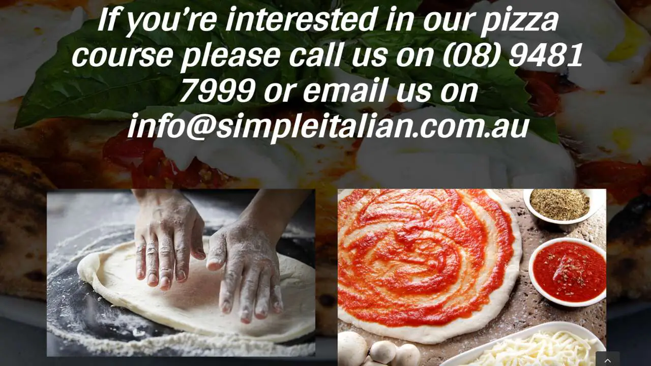 Simple Italian's pizza making class in Perth - 1280x720