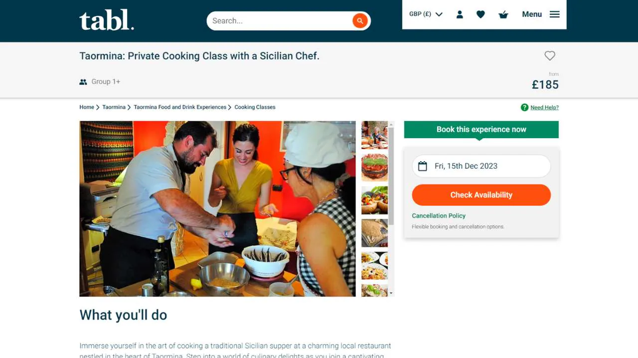 tabl. Italian Cooking Class in Southern Italy - 1280x720