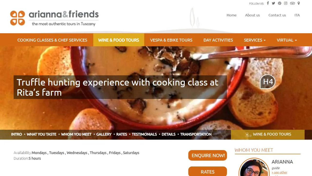 Arianna and friends Cooking Classes in Tuscany - 1280x720