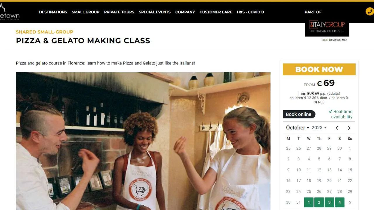 Florencetown Pizza Cooking Class Florence - 1280x720