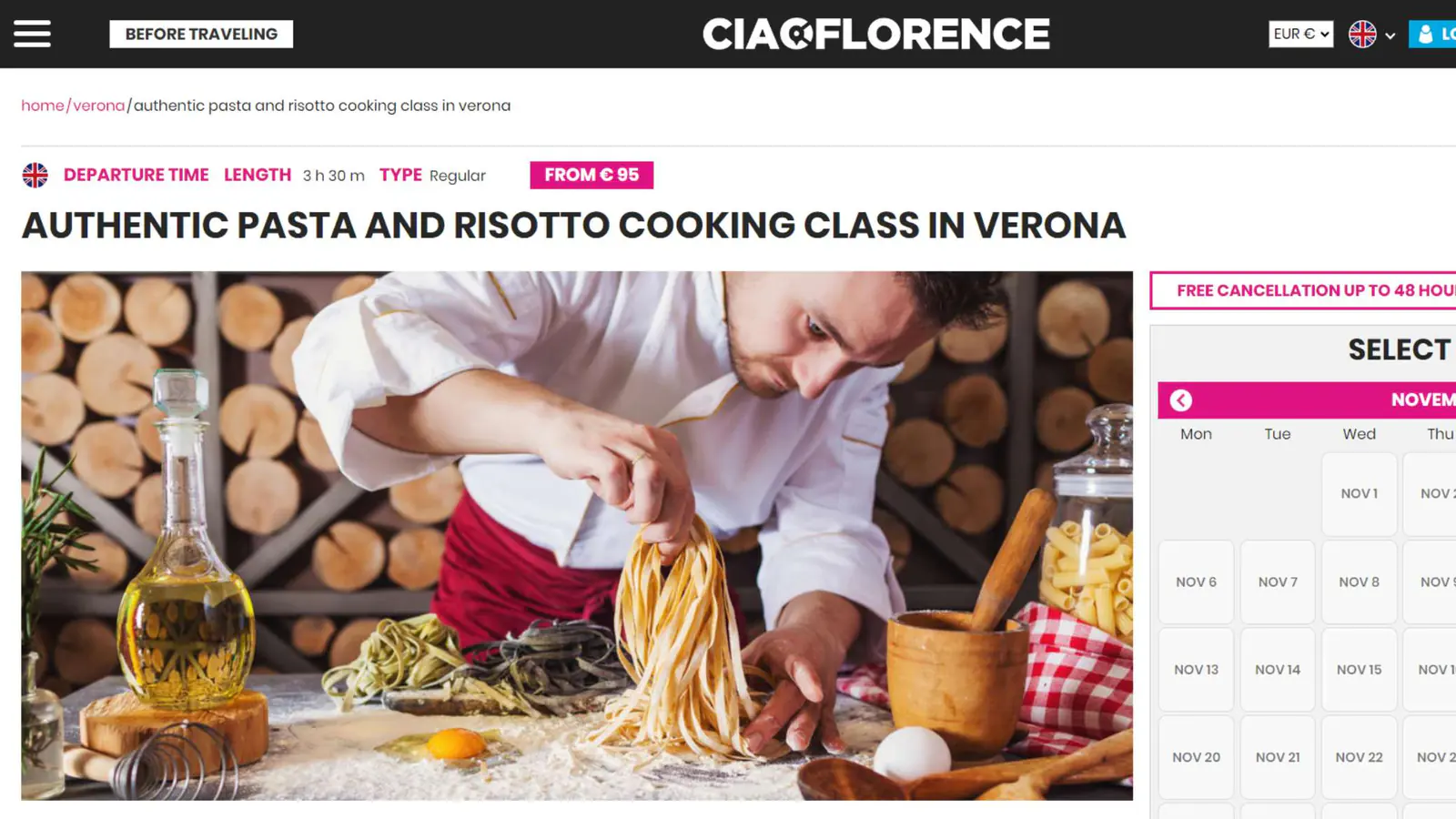 Ciao Florence Italian Cooking Class Verona - 1280x720