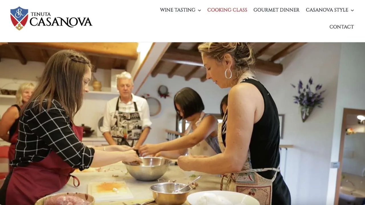 Cooking classes Tuscany by Tenuta Casanova - 1280x720