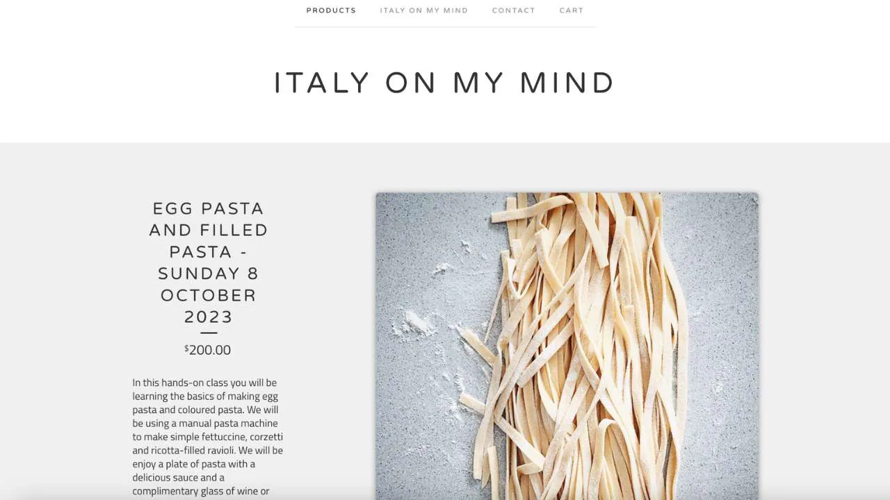Egg pasta and filled pasta class by Italy on My Mind - 1280x720