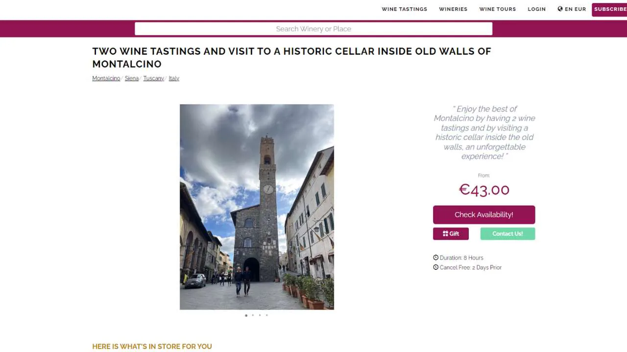 Windering Wine Tour in Tuscany - 1280x720