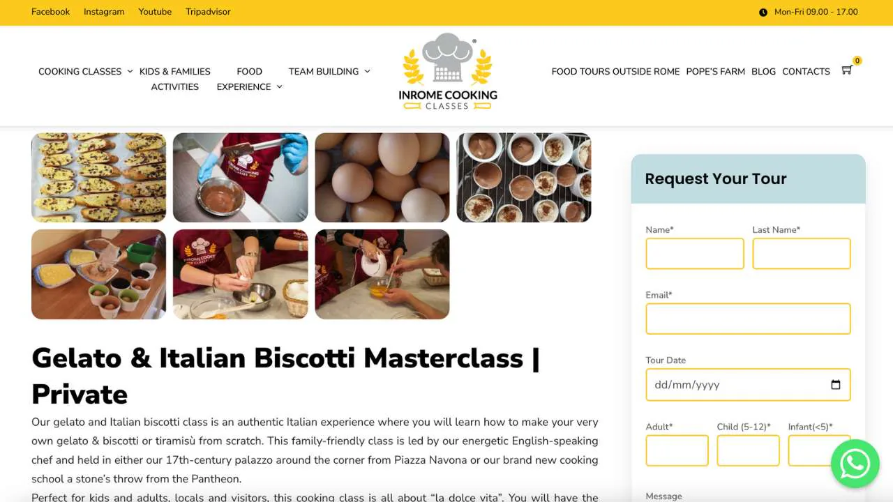 Gelato and Italian Biscotti Masterclass by InRome Cooking - 1280x720
