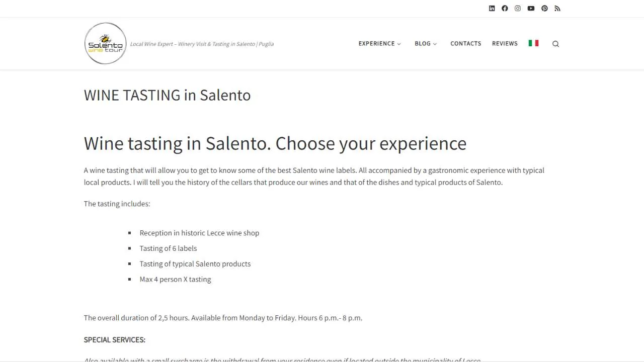 Salento Wine Tour Salento Wine Tour - 1280x720