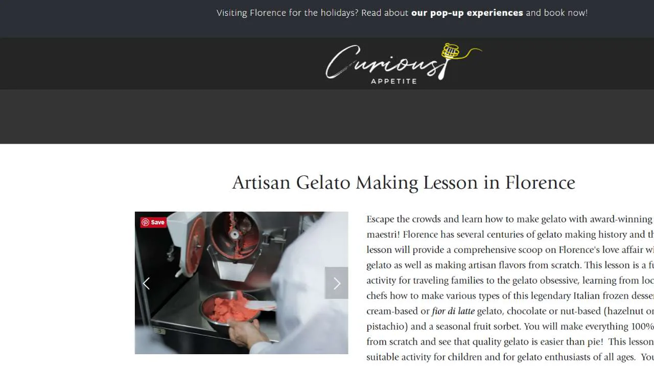 Curious Appetite Gelato Making Classes Florence - 1280x720