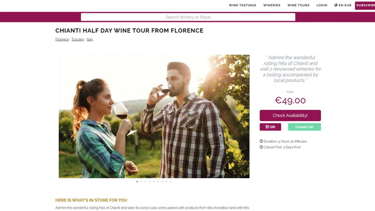 Windering Wine tour in Chianti - 1280x720