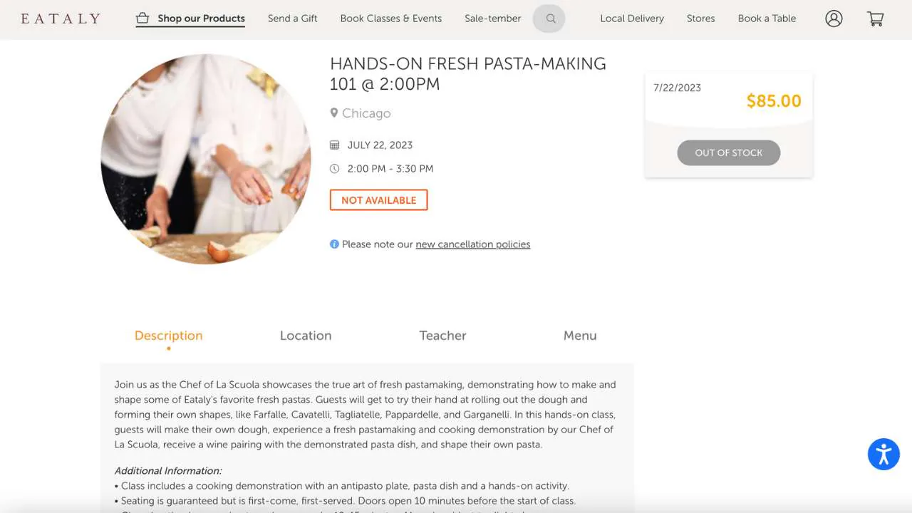 Hands-on fresh pasta =-making class by Eataly Chicago - 1280x720