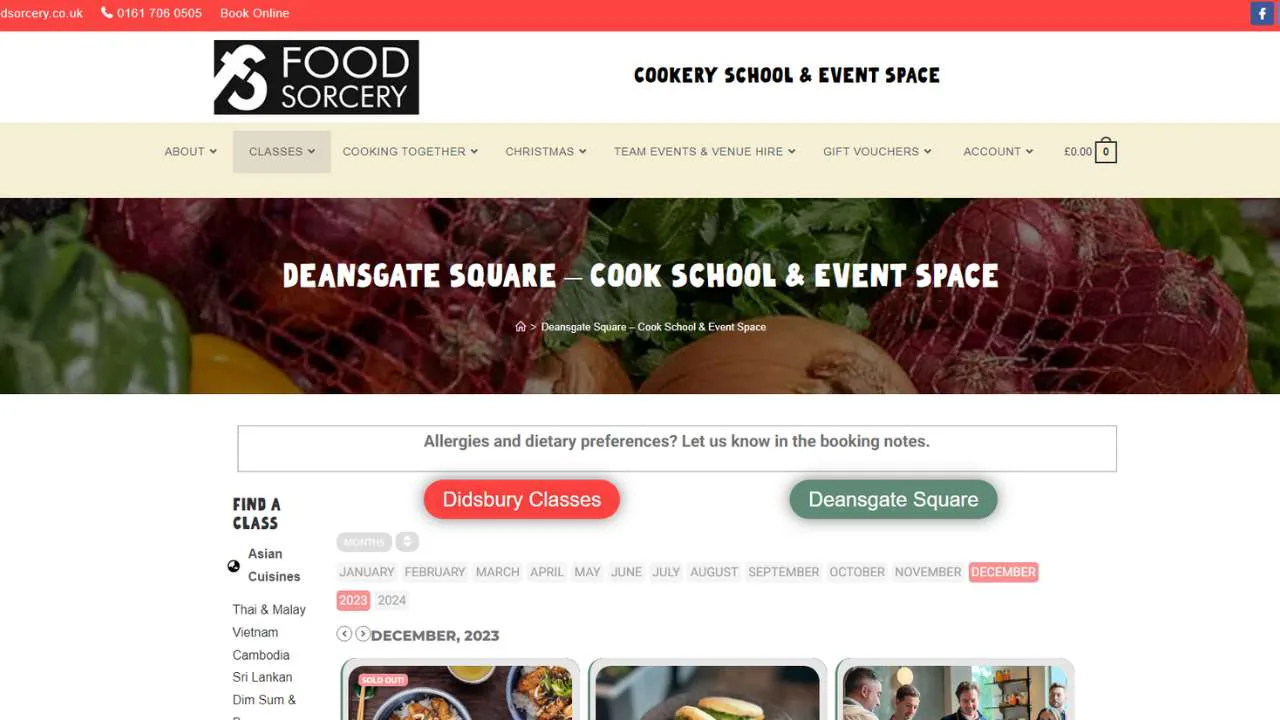 Food Sorcery Deansgate Pasta making class in Manchester - 1280x720