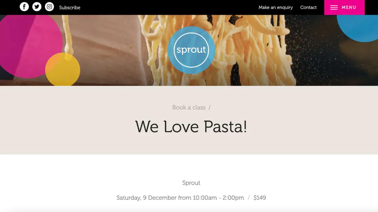Sprouts' We Love Pasta Masterclass - 1280x720
