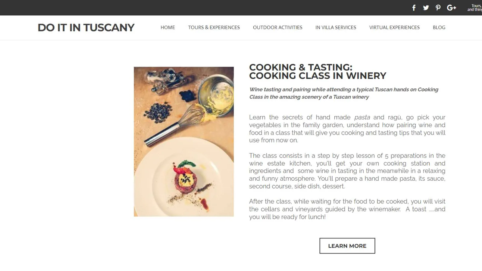 Do It In Tuscany Wine tour cooking class Tuscany - 1280x720