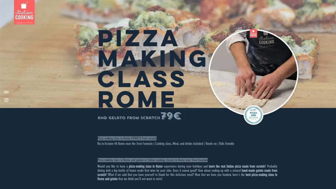 Italian cooking Classes in Rome Pizza Making Class Rome - 1280x720